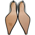 Load image into Gallery viewer, Lanvin Silver Leather Swing Pumps