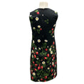 Load image into Gallery viewer, Oscar de la Renta Black Multi Spring 2022 Strawberry Blossom Shift Dress