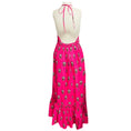 Load image into Gallery viewer, Rhode Pink Printed Cotton Halter Maxi Dress