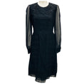 Load image into Gallery viewer, Valentino Black Embroidered Lace Cocktail Dress