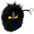 Load image into Gallery viewer, Fendi Black Fox Monster Keychain