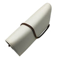 Load image into Gallery viewer, Chiara Boni White Elena Vitello Arno Leather Clutch with Chain Strap