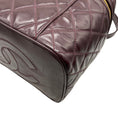 Load image into Gallery viewer, Chanel Burgundy Quilted Leather Vanity Case