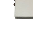 Load image into Gallery viewer, Chiara Boni White Elena Vitello Arno Leather Clutch with Chain Strap