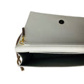 Load image into Gallery viewer, Chiara Boni White Elena Vitello Arno Leather Clutch with Chain Strap