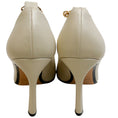 Load image into Gallery viewer, Lanvin Plaster Leather Swing Chain Pumps