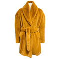 Load image into Gallery viewer, Rag & Bone Camel Faux Fur Coat with Belt