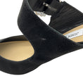 Load image into Gallery viewer, Jimmy Choo Black Suede Mules with Jeweled Buckle