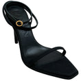 Load image into Gallery viewer, Lanvin Black Grosgrain Elegant Femme Sandals