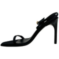 Load image into Gallery viewer, Lanvin Black Grosgrain Elegant Femme Sandals