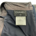 Load image into Gallery viewer, Chanel Black Leather A Line Skirt