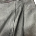 Load image into Gallery viewer, Chanel Black Leather A Line Skirt
