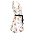 Load image into Gallery viewer, Emilia Wickstead White Multi Katelyn Romantic Roses Sleeveless Short Cotton Day Dress