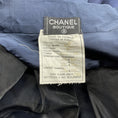 Load image into Gallery viewer, Chanel Vintage Navy Blue Silk Ball Skirt