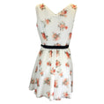 Load image into Gallery viewer, Emilia Wickstead White Multi Katelyn Romantic Roses Sleeveless Short Cotton Day Dress