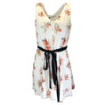 Load image into Gallery viewer, Emilia Wickstead White Multi Katelyn Romantic Roses Sleeveless Short Cotton Day Dress