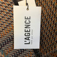 Load image into Gallery viewer, L'Agence Brown Plaid Kolina Long Coat