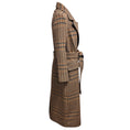 Load image into Gallery viewer, L'Agence Brown Plaid Kolina Long Coat