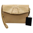 Load image into Gallery viewer, Alexander Wang Almond Croc Embossed Lydia Clutch Bag