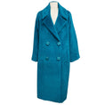 Load image into Gallery viewer, Maison Common Blue Double Breasted Long Alpaca Coat