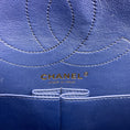 Load image into Gallery viewer, Chanel Navy Blue / Brown Quilted 2.55 Reissue Shoulder Bag