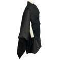 Load image into Gallery viewer, Burberry Black Cape Style Wool and Nylon Coat