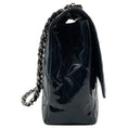 Load image into Gallery viewer, Chanel Navy Blue Patent Leather Maxi Flap Bag
