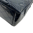 Load image into Gallery viewer, Chanel Navy Blue Patent Leather Maxi Flap Bag