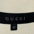 Load image into Gallery viewer, Gucci Ivory Double Breasted Wool Pea Coat with Silver Buttons
