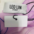 Load image into Gallery viewer, Leo Lin Purple Multi Begonia Print Simone Puff Top