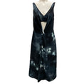 Load image into Gallery viewer, Deveaux New York Steel Renada Twist-Front Midi Dress