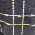 Load image into Gallery viewer, Oscar de la Renta Navy / White Boucle Tweed Windowpane Check Top and Pants Set