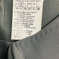 Load image into Gallery viewer, Max Mara Slate Grey Draped Detail Sleeveless Crepe Midi Dress