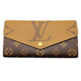 Load image into Gallery viewer, Louis Vuitton Brown / Tan Monogram Canvas Sarah Wallet