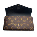 Load image into Gallery viewer, Louis Vuitton Brown / Tan Monogram Canvas Sarah Wallet
