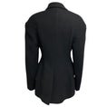 Load image into Gallery viewer, Dries Van Noten Black / Gold Metal Thread Embroidered Wool Jacket / Coat
