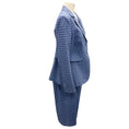 Load image into Gallery viewer, Altuzarra Blue Plaid Jacket and Skirt Two-Piece Suit Set