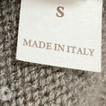 Load image into Gallery viewer, Brunello Cucinelli Taupe Sequined Cashmere and Silk Knit Long Sleeved V-Neck Pullover Sweater
