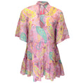 Load image into Gallery viewer, Etro Pink Multi 2022 Paisley Printed Cotton Mini Dress
