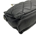 Load image into Gallery viewer, Salvatore Ferragamo Black Leather Quilted Shoulder Bag with Bow