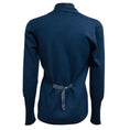 Load image into Gallery viewer, Brunello Cucinelli Navy Blue Pleated Detail Cashmere Knit Cardigan Sweater