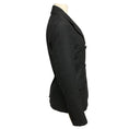 Load image into Gallery viewer, Prada Charcoal Grey Double Breasted Wool Plaid Blazer