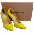 Load image into Gallery viewer, Gianvito Rossi Citron Cider Leather Gianvito 105 Pumps
