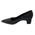 Load image into Gallery viewer, Manolo Blahnik Black Pointed Toe Low Heel Leather Pumps