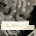 Load image into Gallery viewer, Zimmermann Black Polka Dot Patterned Silk Blouse
