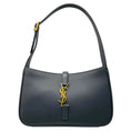 Load image into Gallery viewer, Saint Laurent Dark Grey Smooth Calfskin Le 5 a 7 Shoulder Bag
