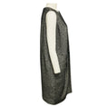 Load image into Gallery viewer, Maison Margiela Black / White / Grey Multi Sleeveless Tweed Sheath Dress