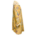 Load image into Gallery viewer, Bogner Beige Multi Floral Embroidered Mid Length Shearling Coat