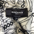 Load image into Gallery viewer, Rochas White / Black Embroidered Eyelet Blouse
