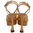 Load image into Gallery viewer, Casadei Nude Patent Leather Donna Tiffany Platform Sandals